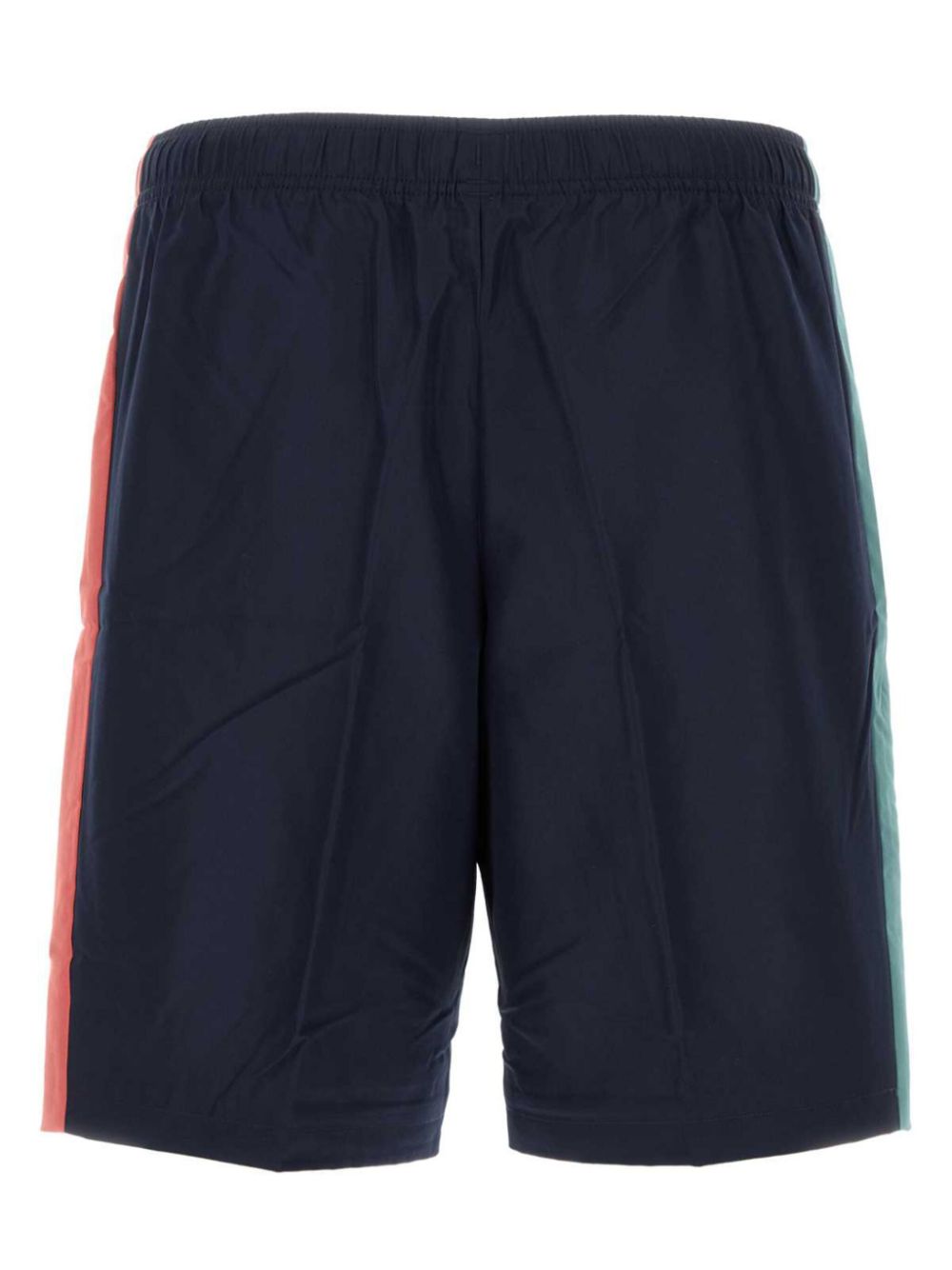Maison-Kitsune Lacoste colour-block Bermuda Shorts Blue Men Bermuda Shorts