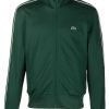 Maison-Kitsune Bomber Jackets Men Lacoste Original Paris piqué-weave Jacket Green