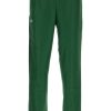 Maison-Kitsune Sweatpants Men Lacoste side-stripe Track Pants Green