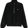 Lacoste logo-patch Cropped Jacket Black Men Lightweight Jackets Maison-Kitsune