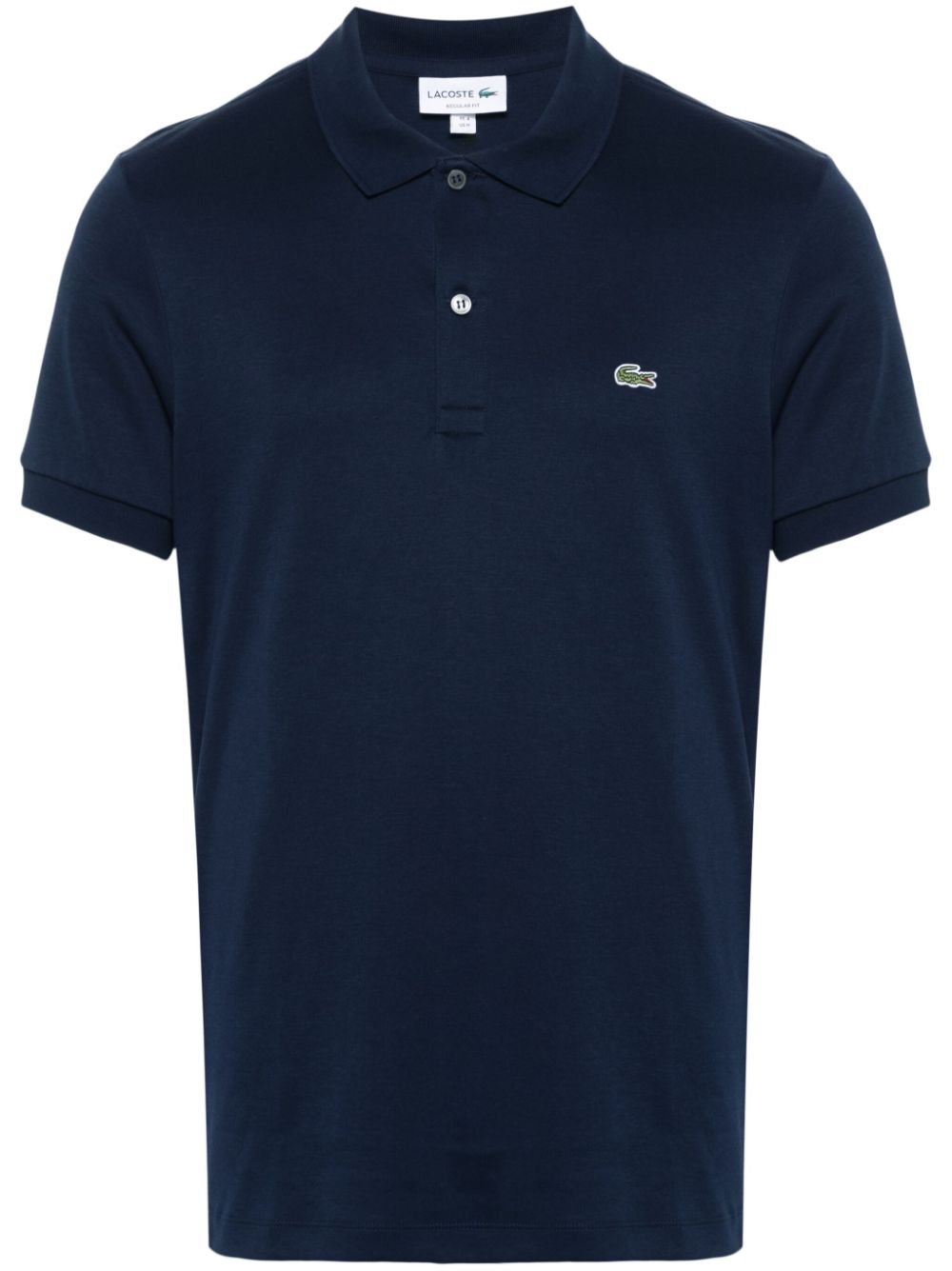 Maison-Kitsune Lacoste logo-patch Cotton Polo Shirt Blue Men Polo Shirts