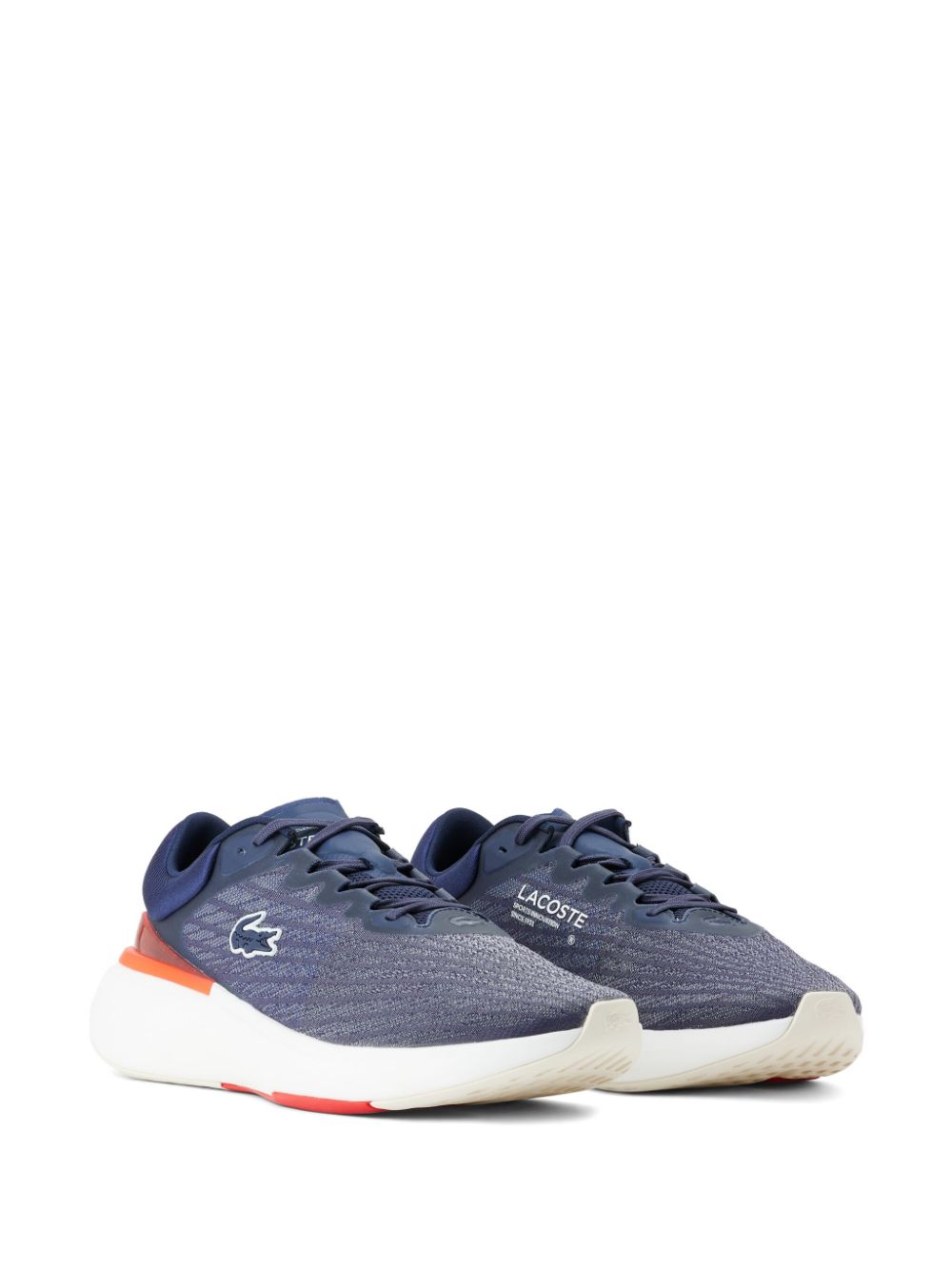 Lacoste logo-embroidered Sneakers Blue Men Low-Tops Maison-Kitsune