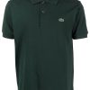 Lacoste Chest logo-patch Polo Shirt Green Maison-Kitsune Men Polo Shirts