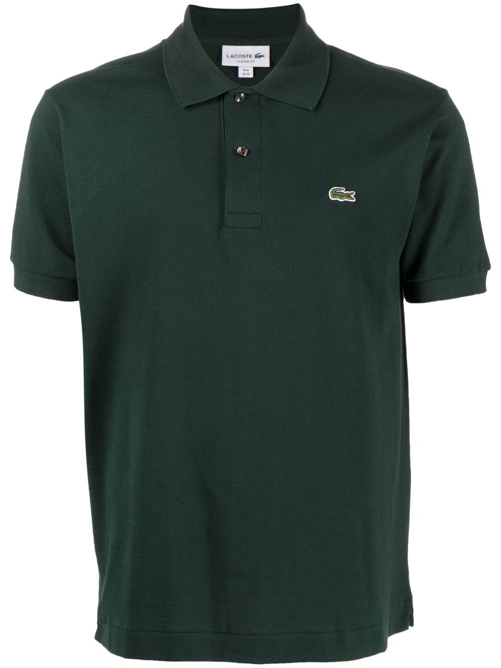 Lacoste Chest logo-patch Polo Shirt Green Maison-Kitsune Men Polo Shirts