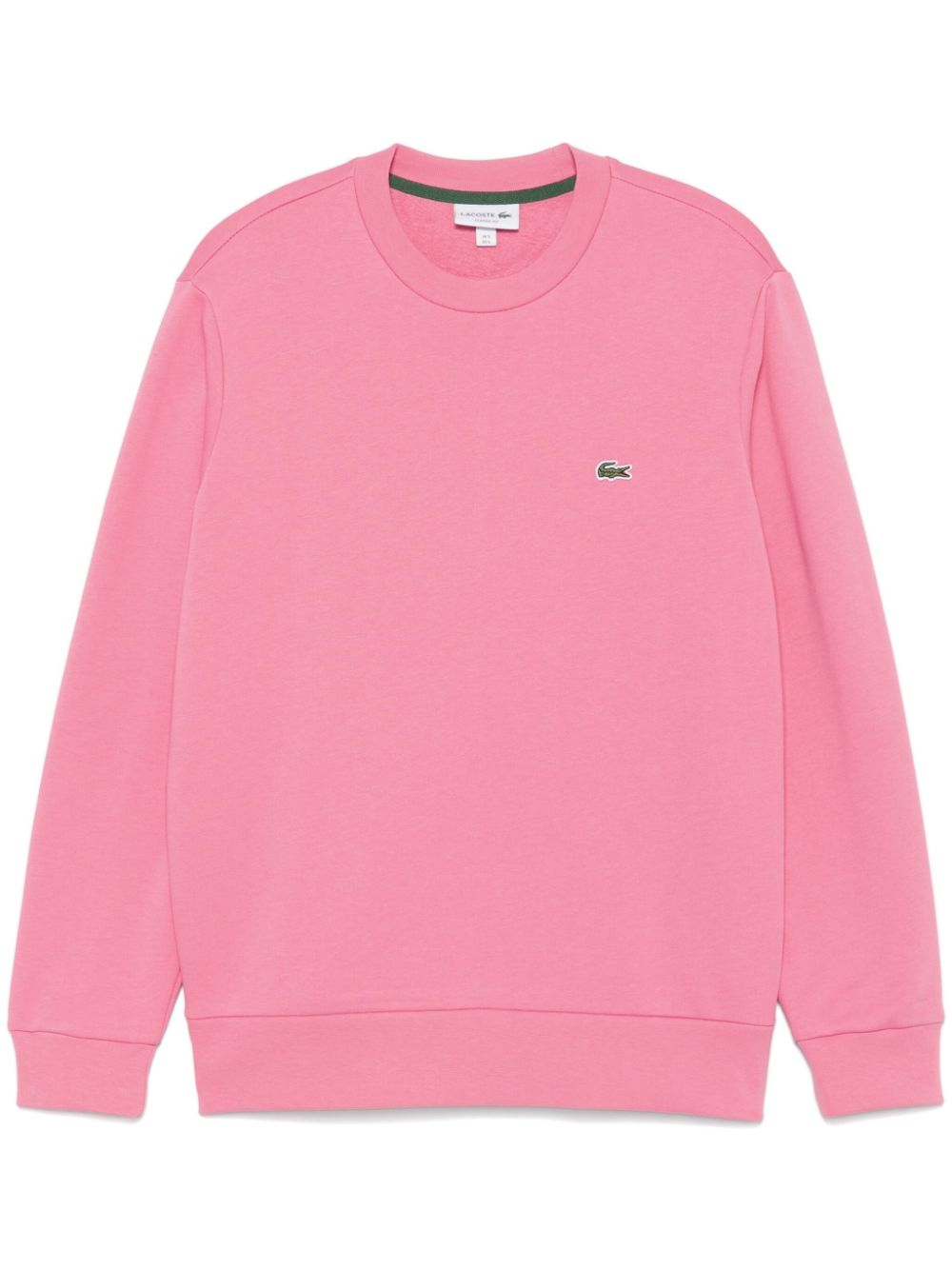 Men Sweatshirts Maison-Kitsune Lacoste Fleece crew-neck Sweatshirt Pink