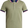 Maison-Kitsune Lacoste logo-patch Polo Shirt Green Men Polo Shirts