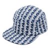 Lacoste monogram-print Cotton Cap Blue Men Hats Maison-Kitsune