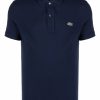 Lacoste logo-embroidered Polo Shirt Blue Men Polo Shirts Maison-Kitsune