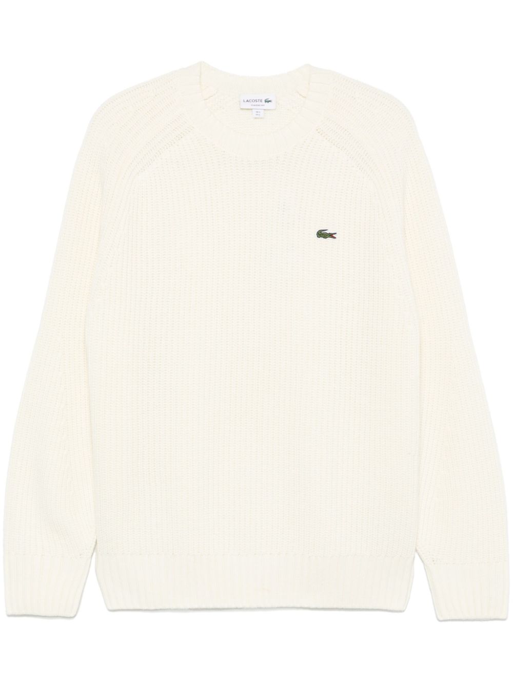 Lacoste embroidered-logo Sweater White Maison-Kitsune Men Knitted Sweaters