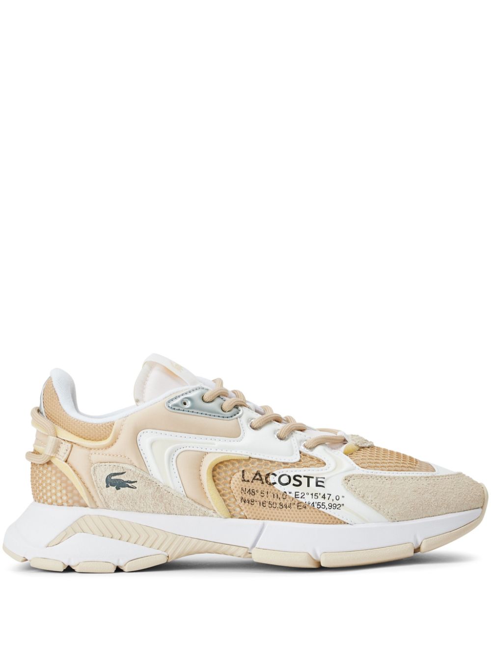 Lacoste L003 Neo Panelled Sneakers Neutrals Men Low-Tops Maison-Kitsune