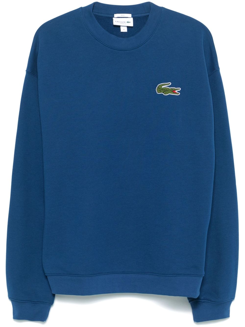 Lacoste logo-embroidered Sweatshirt Blue Men Sweatshirts Maison-Kitsune