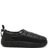Lacoste Serve padded-design Slippers Black Men Slippers Maison-Kitsune