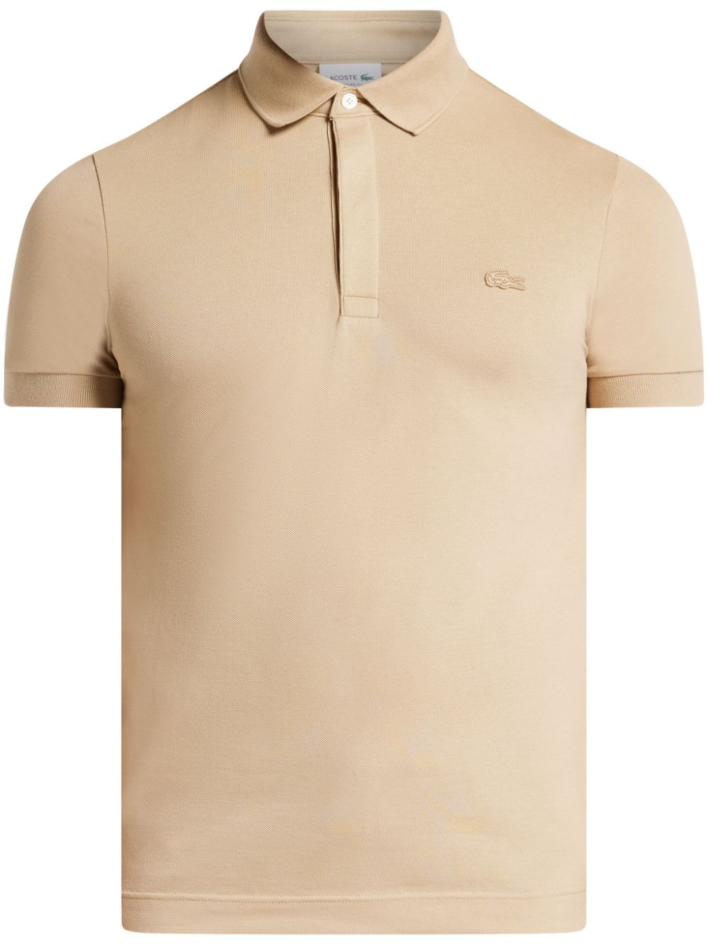 Men Polo Shirts Maison-Kitsune Lacoste logo-patch Polo Shirt Neutrals