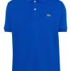 Maison-Kitsune Lacoste L.12.12 Shirt Blue Men Polo Shirts