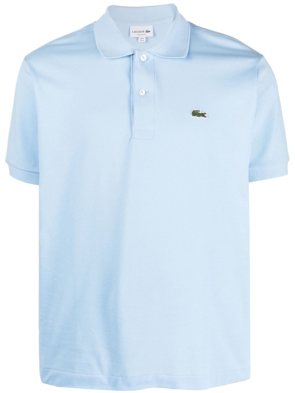 Maison-Kitsune Polo Shirts Men Lacoste logo-patch Polo Shirt Blue