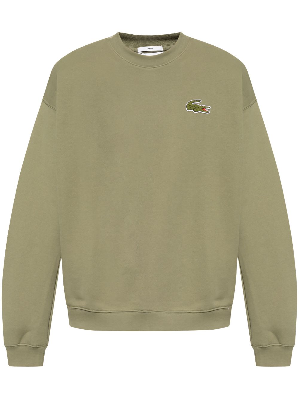 Men Sweatshirts Maison-Kitsune Lacoste Badge Fleece Sweatshirt Green