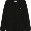 Men T-Shirts Maison-Kitsune Lacoste Cotton T-shirt Black