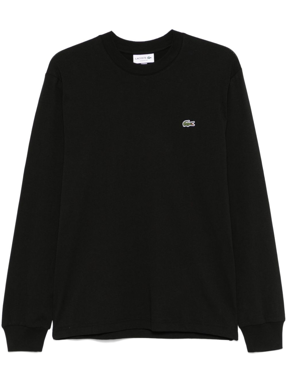 Men T-Shirts Maison-Kitsune Lacoste Cotton T-shirt Black