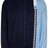 Lacoste zip-up Hoodie Blue Men Hoodies Maison-Kitsune