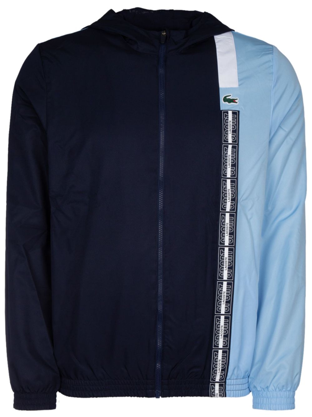 Lacoste zip-up Hoodie Blue Men Hoodies Maison-Kitsune