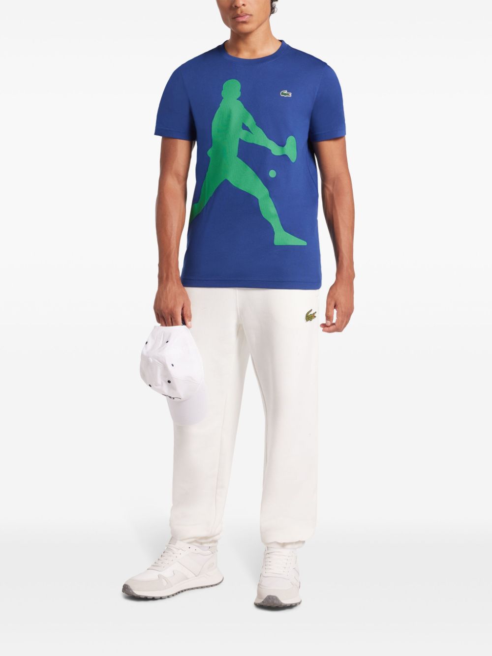 Lacoste x Novak Djokovic Tennis T-shirt Blue Men T-Shirts Maison-Kitsune