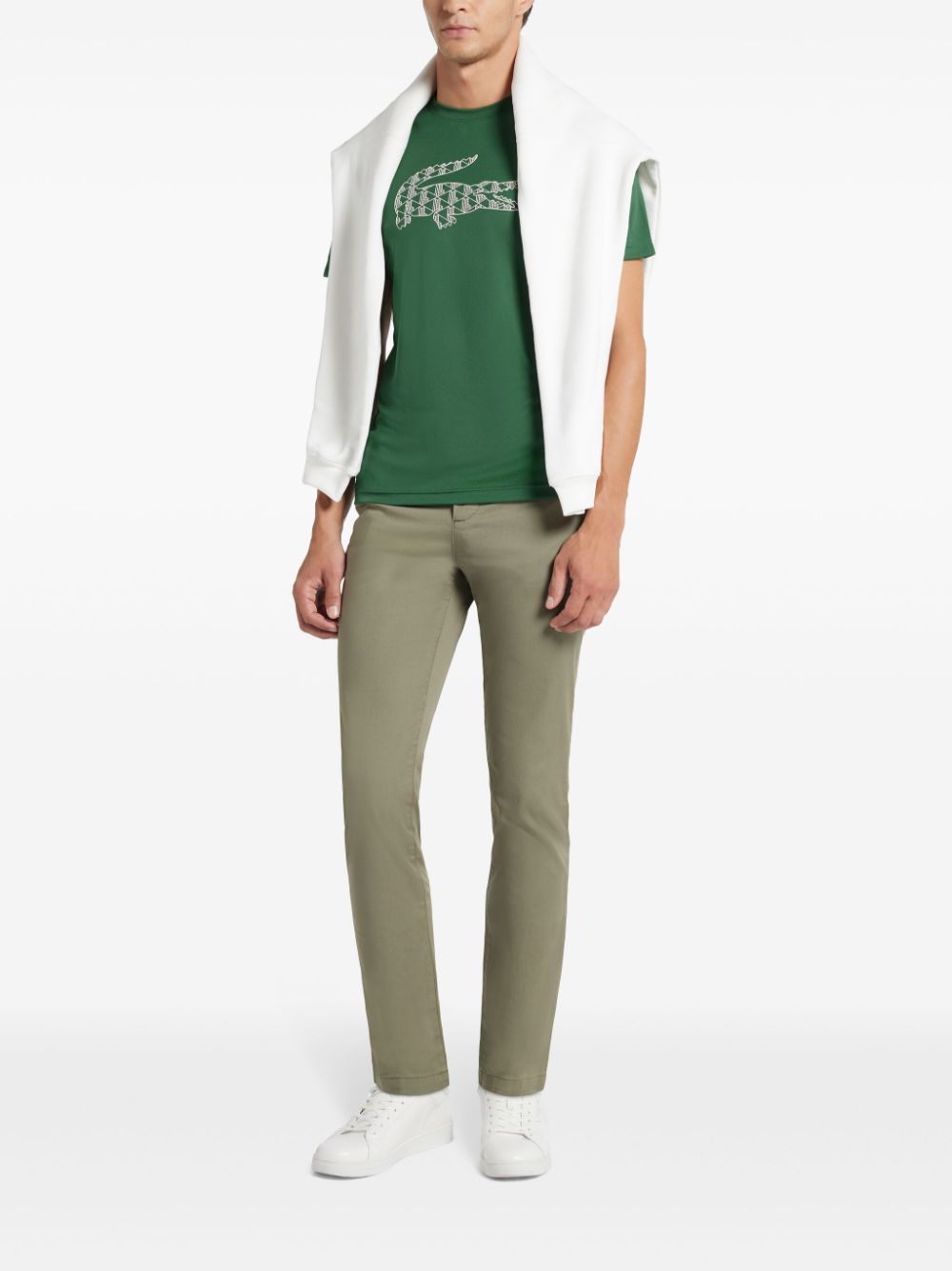 Lacoste Ultra Dry T-shirt Green Men T-Shirts Maison-Kitsune