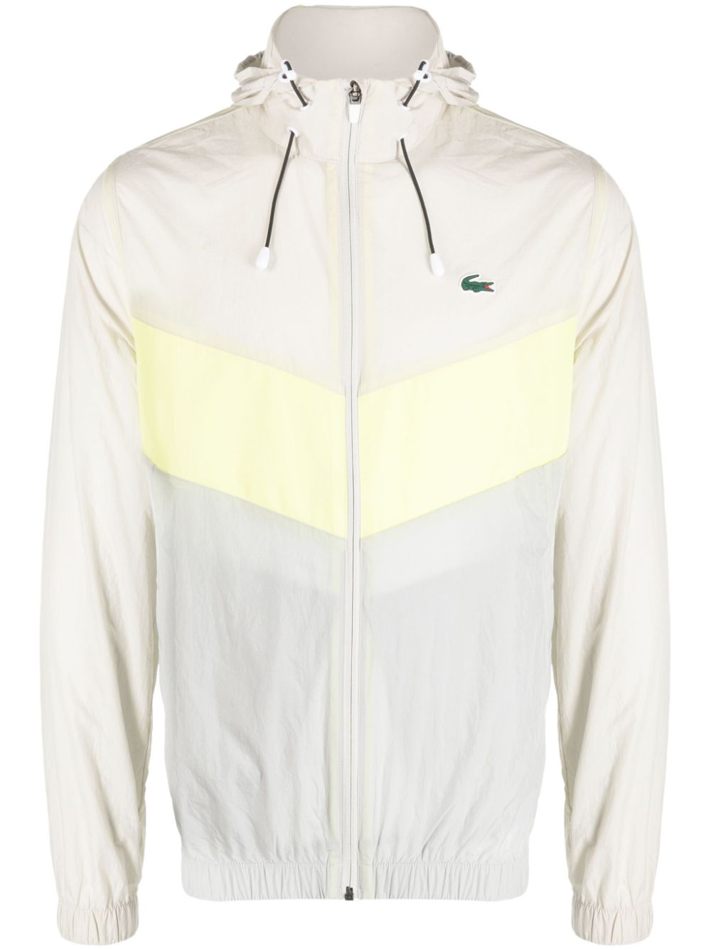 Men Sport Jackets & Windbreakers Maison-Kitsune Lacoste Packaway logo-embroidered Bomber Jacket Yellow