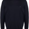 Lacoste Logo Embroidered Jumper Blue Men Knitted Sweaters Maison-Kitsune