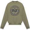 Lacoste Logo Stamp Sweater Green Men Sweatshirts Maison-Kitsune