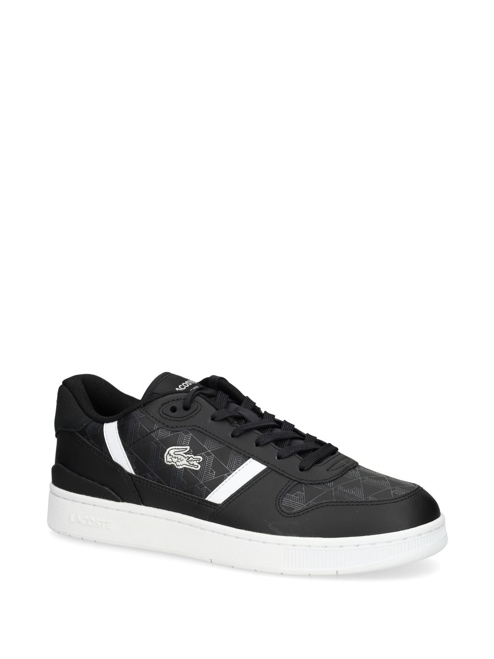 Maison-Kitsune Low-Tops Men Lacoste T-Clip Set Trainers Black