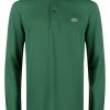 Men Polo Shirts Maison-Kitsune Lacoste logo-patch Cotton Polo Shirt Green