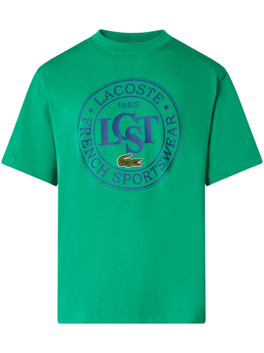 Maison-Kitsune Lacoste Printed t-shirt Green Men T-Shirts