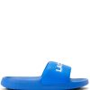 Lacoste Serve Slide 1.0 Flip Flops Blue Maison-Kitsune Men Flip Flops & Slides