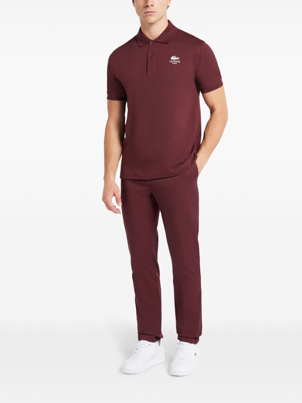 Maison-Kitsune Polo Shirts Men Lacoste Original L.12.12 Polo Shirt Red