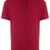 Maison-Kitsune Lacoste LACOSTE PH552221 476 Bordo Natural (Veg)->Cotton Red Men Polo Shirts