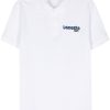 Men Polo Shirts Maison-Kitsune Lacoste logo-print Piqué Polo Shirt White