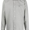 Lacoste Checked Flannel Cotton Shirt Black Men Shirts Maison-Kitsune