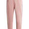 Maison-Kitsune Sweatpants Men Lacoste cotton-fleece Track Pants Pink
