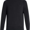 Maison-Kitsune Lacoste pouch-pocket Fleece Sweatshirt Black Men Sweatshirts