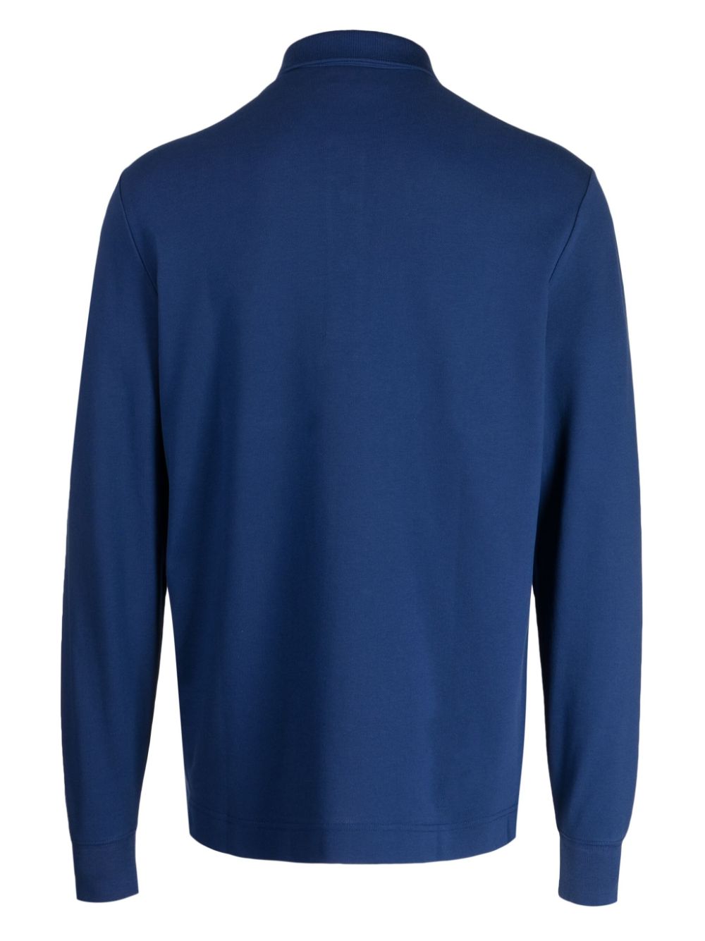 Maison-Kitsune Polo Shirts Men Lacoste Smart Paris Cotton Polo Shirt Blue