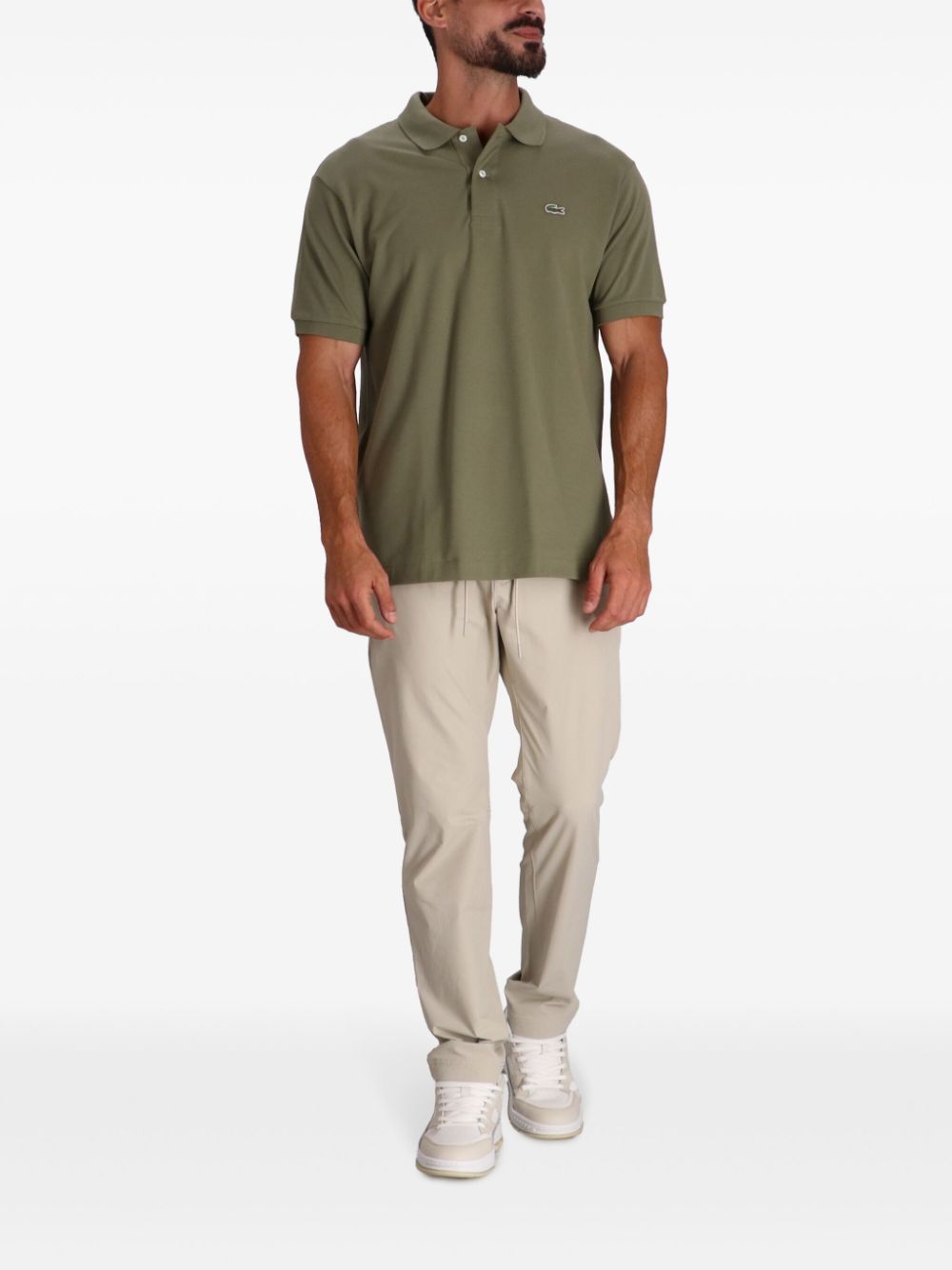 Maison-Kitsune Polo Shirts Men Lacoste Original Polo Shirt Green