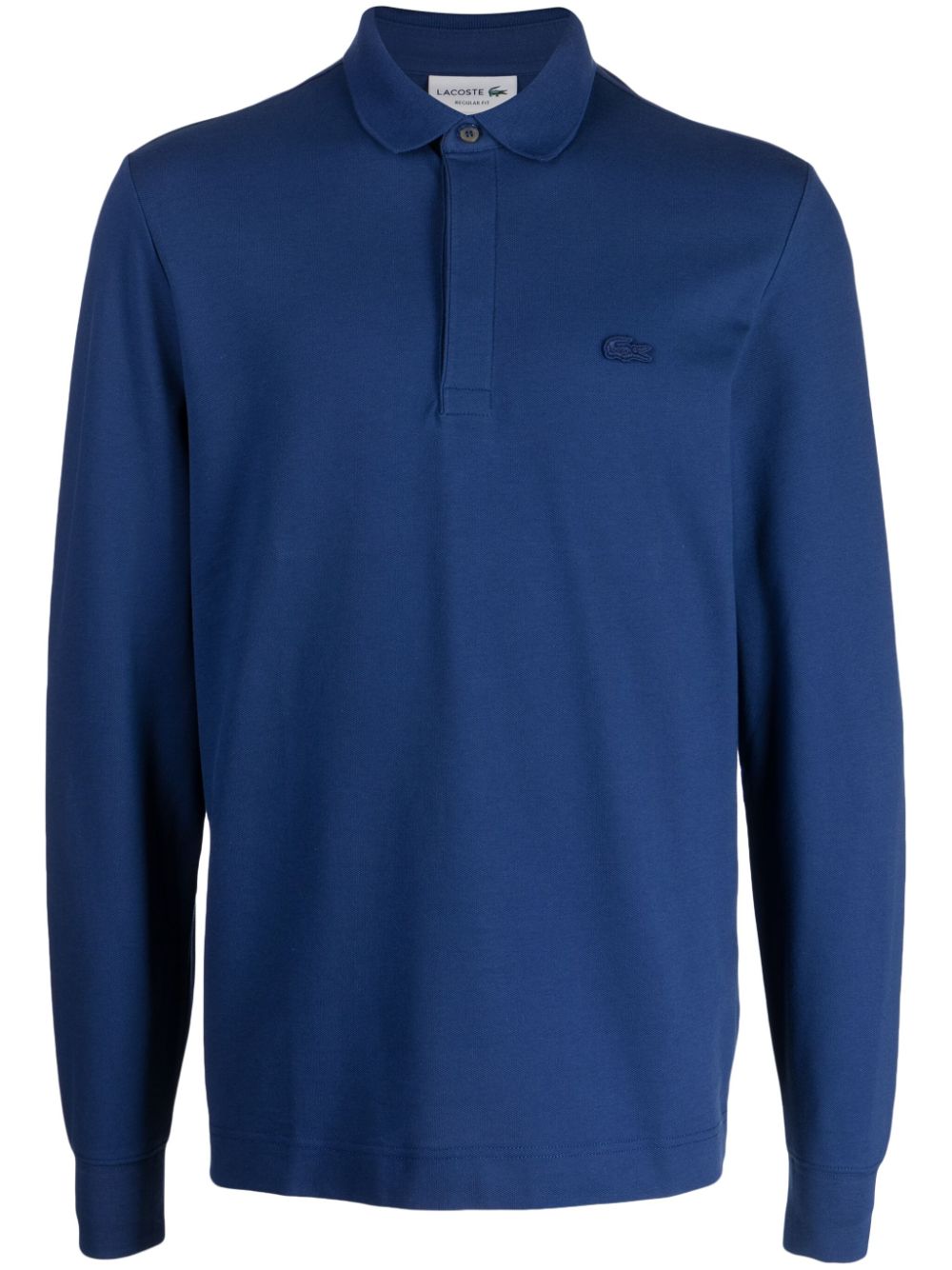 Maison-Kitsune Polo Shirts Men Lacoste Smart Paris Cotton Polo Shirt Blue