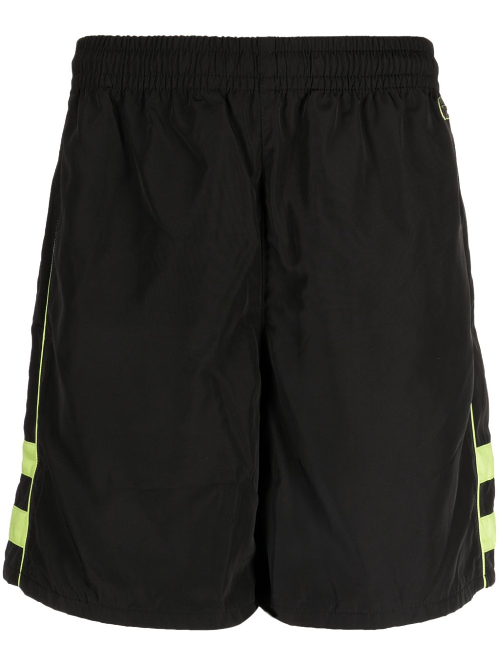 Maison-Kitsune Track & Running Shorts Men Lacoste logo-embroidered Striped Track Shorts Black