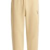 Men Sweatpants Maison-Kitsune Lacoste graphic-print Cotton Track Pants Yellow
