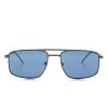 Lacoste L255S pilot-frame Sunglasses Black Men Sunglasses Maison-Kitsune