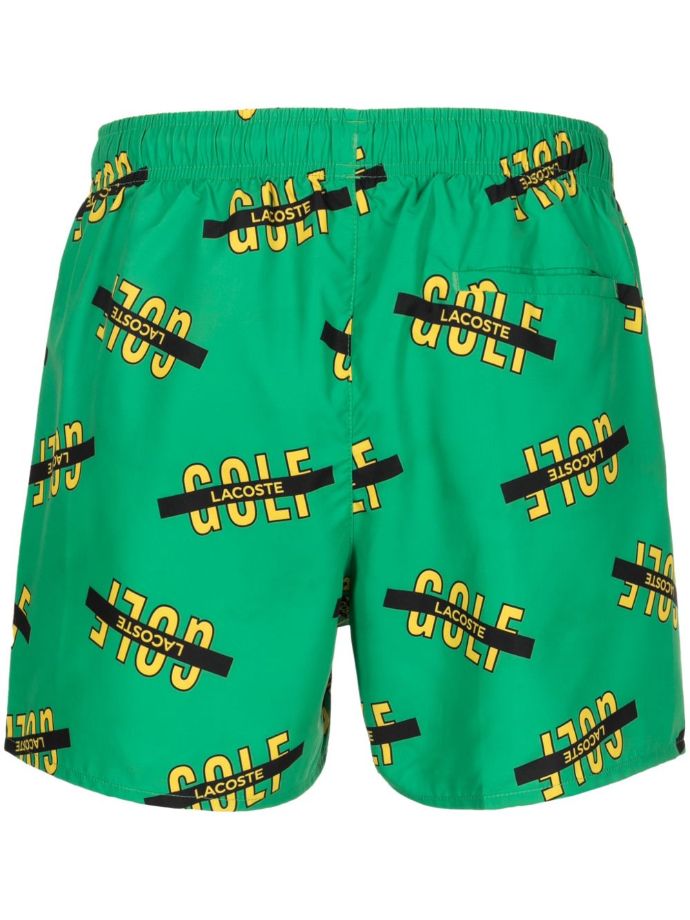 Lacoste graphic-print Swim Shorts Green Men Swim & Board Shorts Maison-Kitsune
