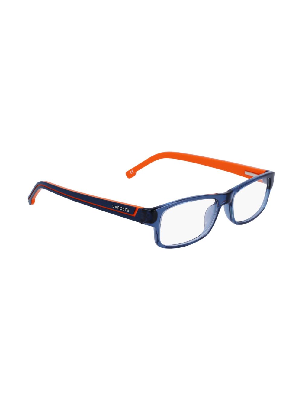 Men Glasses & Frames Maison-Kitsune Lacoste rectangle-frame Glasses Blue