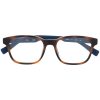 Men Glasses & Frames Maison-Kitsune Lacoste logo-detail square-frame Glasses Blue