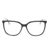 Men Glasses & Frames Maison-Kitsune Lacoste marbled-effect square-frame Glasses Black
