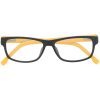 Maison-Kitsune Glasses & Frames Men Lacoste rectangle-frame two-tone Glasses Black